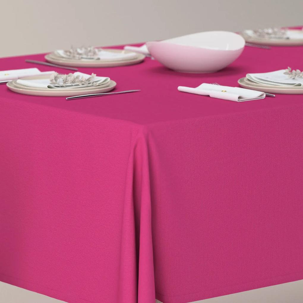 Dekoria Rechthoekig tafelkleed, roze, 130 x 130 cm