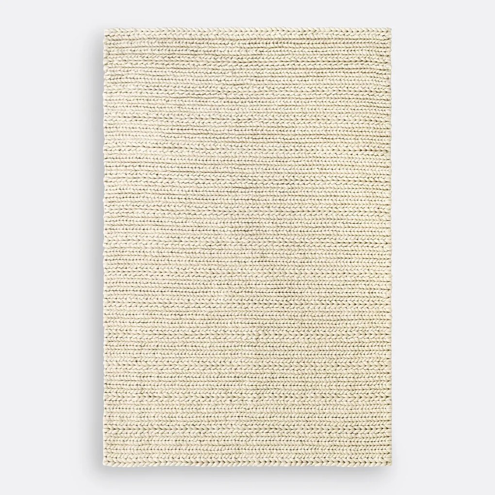 Wollen vloerkleed, Diano, tricot effect