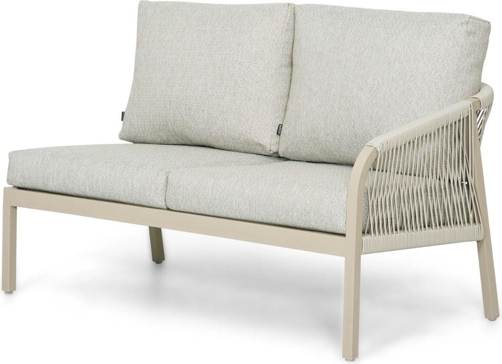 Hoek loungeset  Rope Taupe  Lifestyle Garden Furniture Biagio