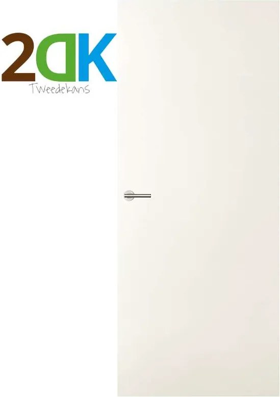 Tweedekans - Binnendeur - Fertig - Weiβ - Stomp - 88x231,5 cm - Hoogwaardig afgelakt wit