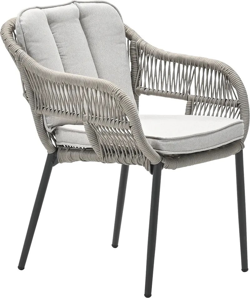 Garden Impressions Patricia dining fauteuil - donker grijs