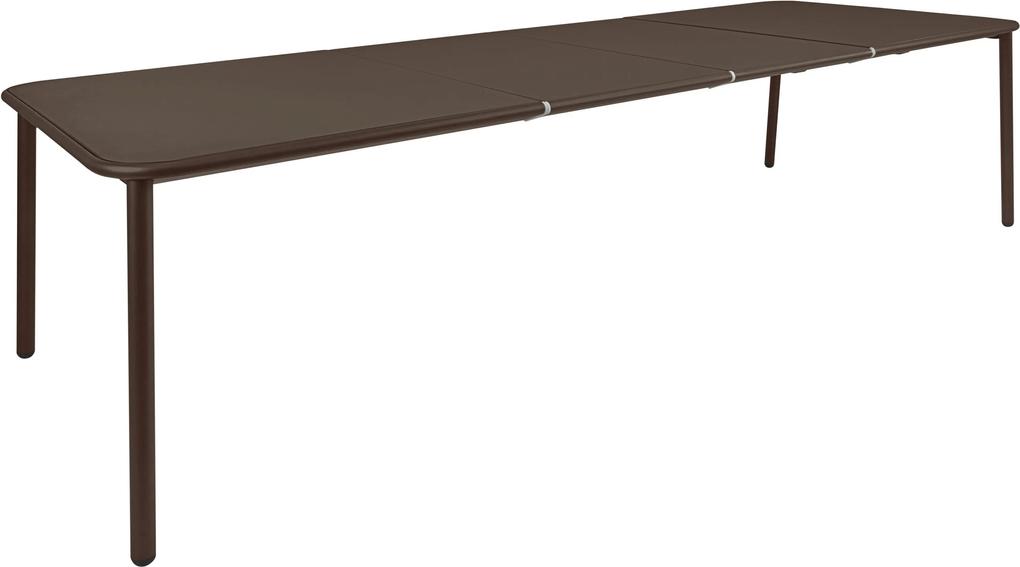 Emu Yard Extensible Table Aluminium tuintafel black 160-270x98