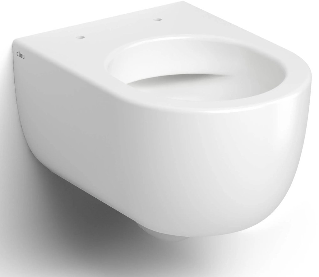 Clou Hammock compact randloos hangtoilet keramiek mat wit