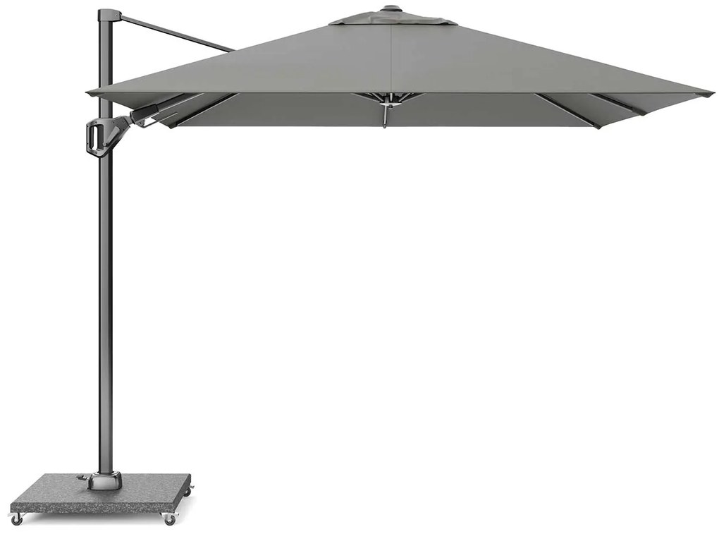 Platinum Voyager Zweefparasol . X .m T (excl. Voet) Aluminium Grijs