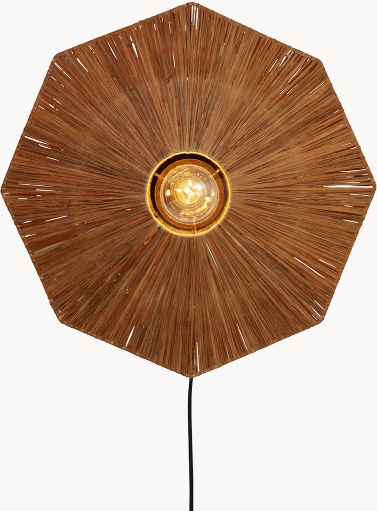 Wandlamp Panama van raffia