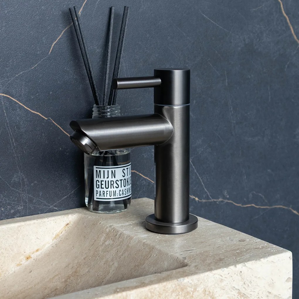 Saniclear Iron fonteinkraan verouderd ijzer - gunmetal