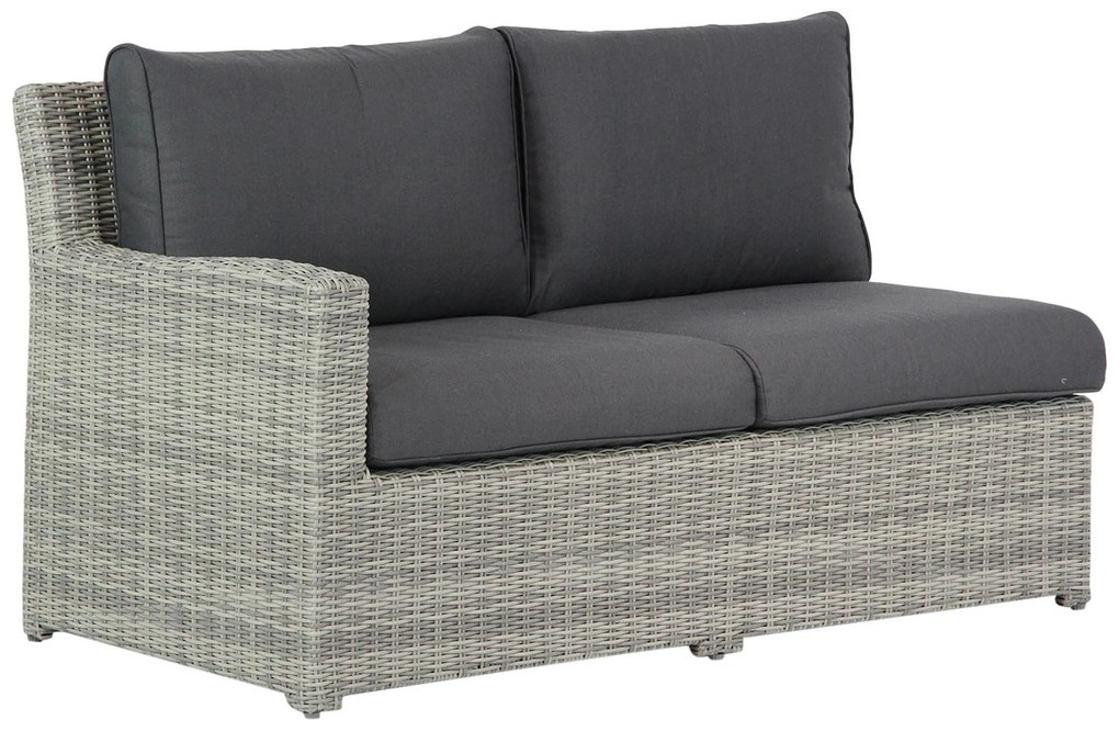 Loungeset tuin 4 personen Wicker Grijs Garden Collections Giardino