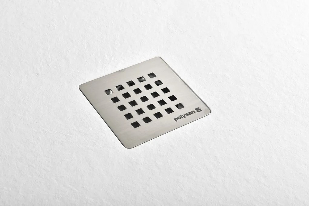 Polysan Treneca douchebak 90x90cm wit mat
