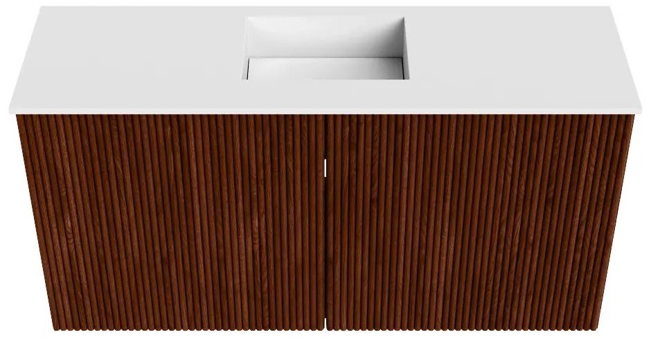Mondiaz Joya 80cm toiletmeubel ruby met wastafel faye midden zonder kraangat talc