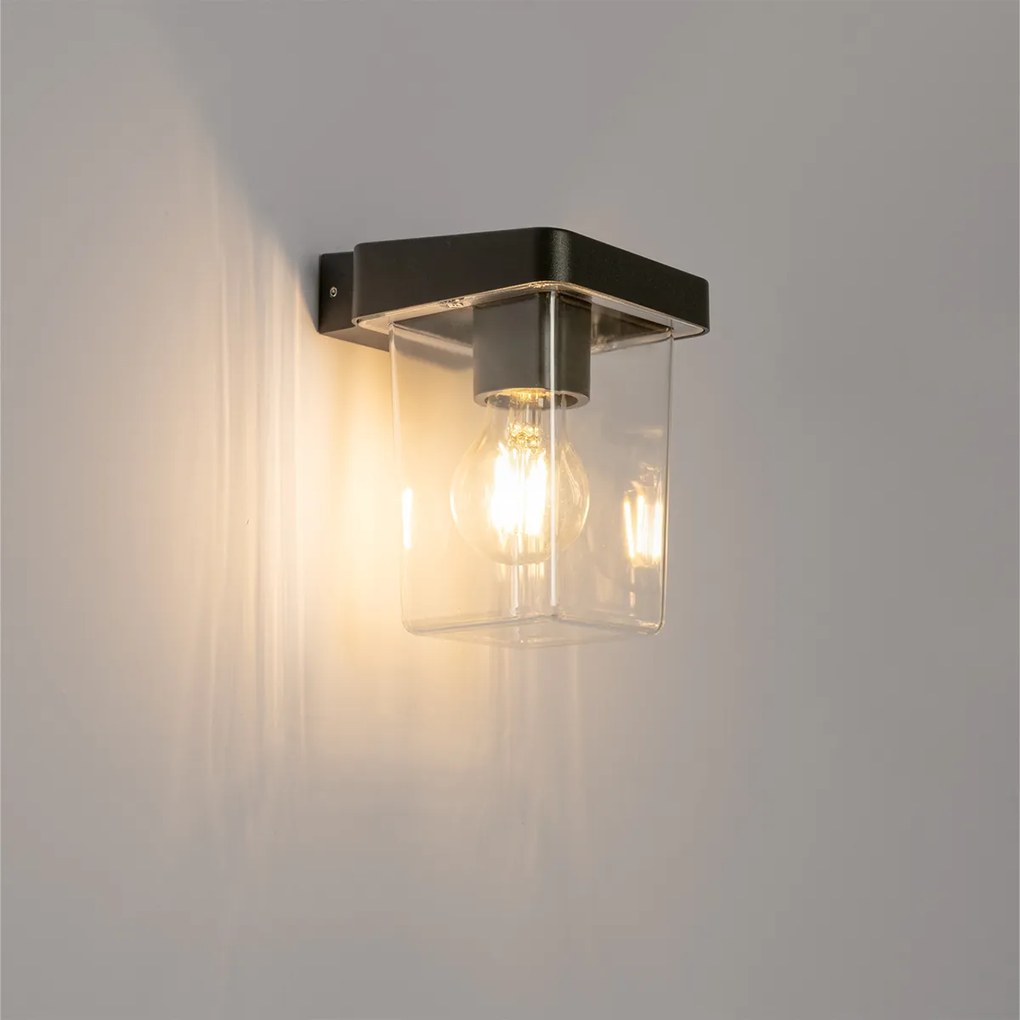 Moderne buiten wandlamp zwart IP54 - Chimay