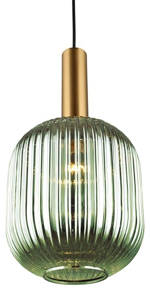 Plafondlamp Hangend Glas Groen APP462-1CP