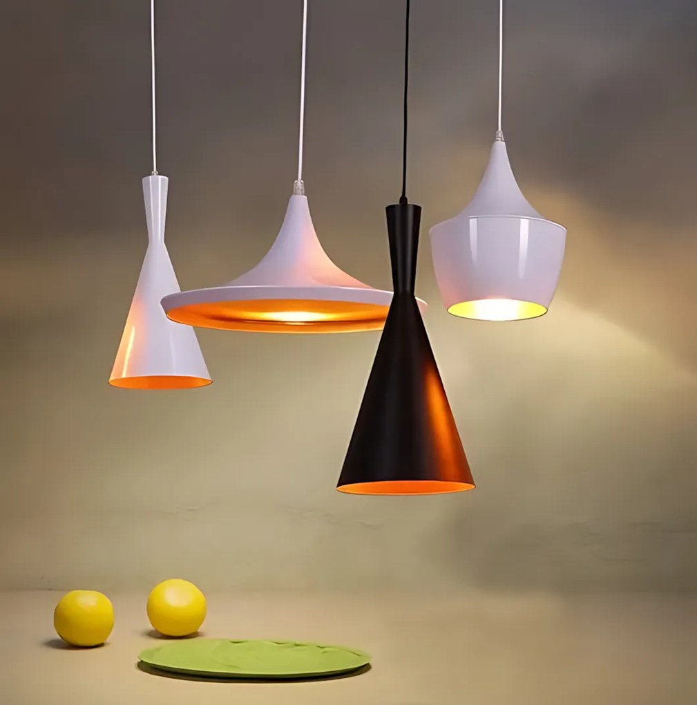 Hangende plafondlamp Costa C Zwart