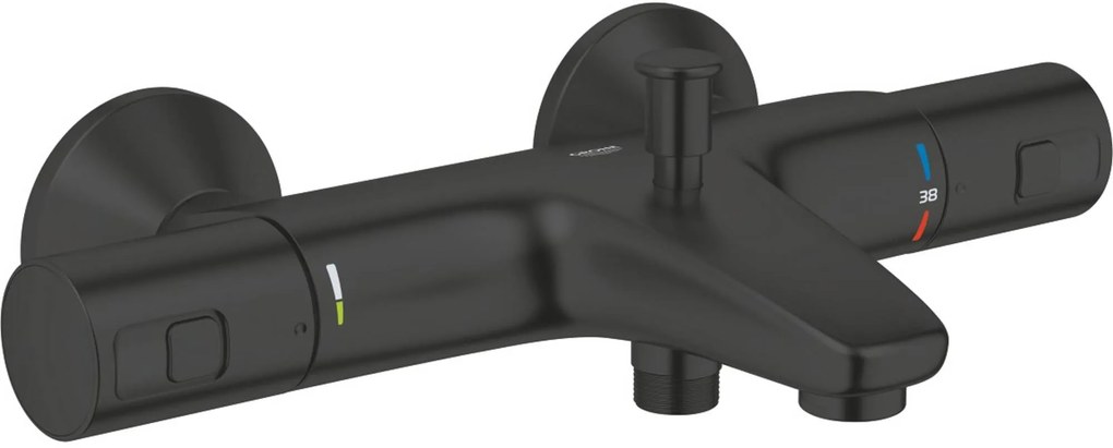 Grohe Quickfix Precision Start thermostatische badkraan matte black