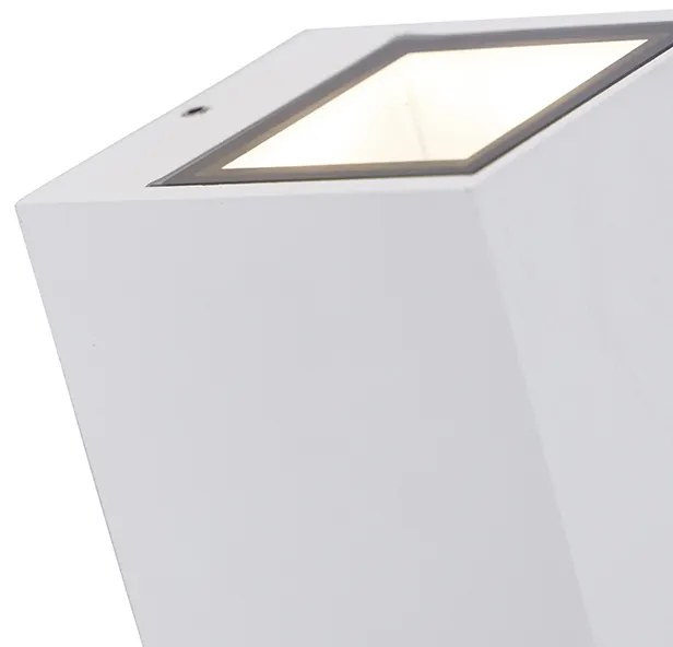 Buitenlamp Moderne wandlamp wit 2-lichts AR70 IP54 - Baleno Modern GU10 IP54 Buitenverlichting