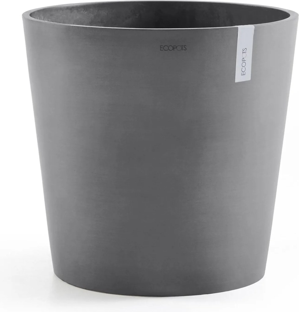 Ecopots bloempot Amsterdam 50 - Rond - Grey - Diameter 50,5 x H43,5 cm