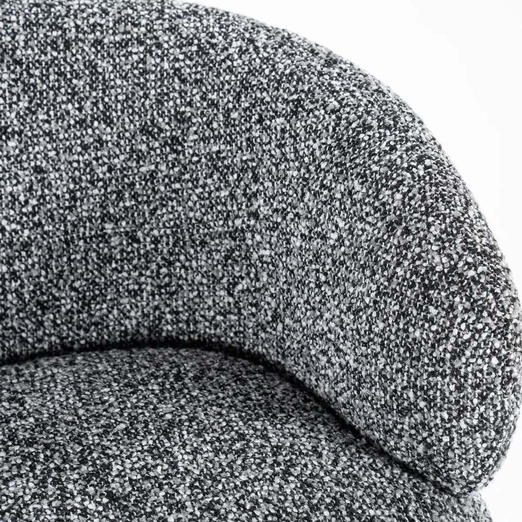 Eleonora Maeve Draaibare Fauteuil Rond Zwart