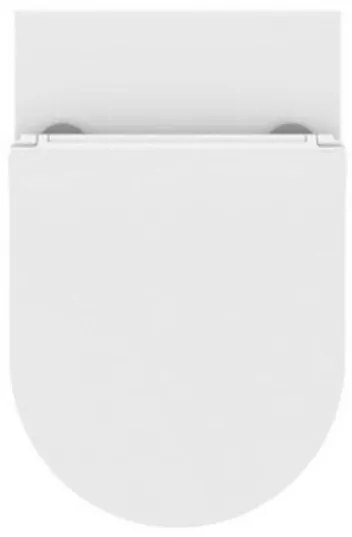 Crosswater KAI X Slim zitting met softclose met quick release 36x41x5cm ABS kunststof wit KL6205W