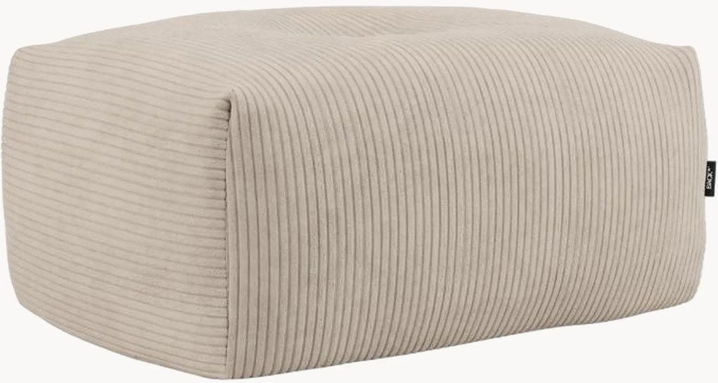 Voetenbank Soft van corduroy
