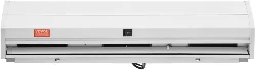 VEVOR 0,9 m binnenluchtgordijn, 2 snelheden, 1528 m³/u, wandgemonteerd luchtgordijn voor deuren, interne ventilator boven de deur, geen airconditioning (geen temperatuurregeling)