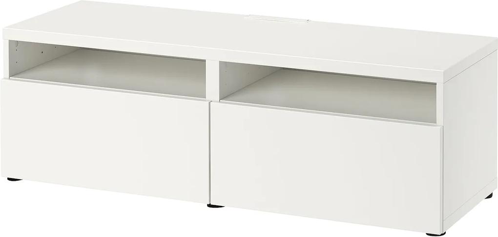IKEA BESTÅ Tv-meubel met lades Wit/lappviken wit Wit/lappviken wit - lKEA