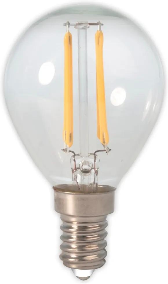LED volglas Filament Kogellamp 240V 2,0W 200lm E14 P45, Helder 2700K CRI80