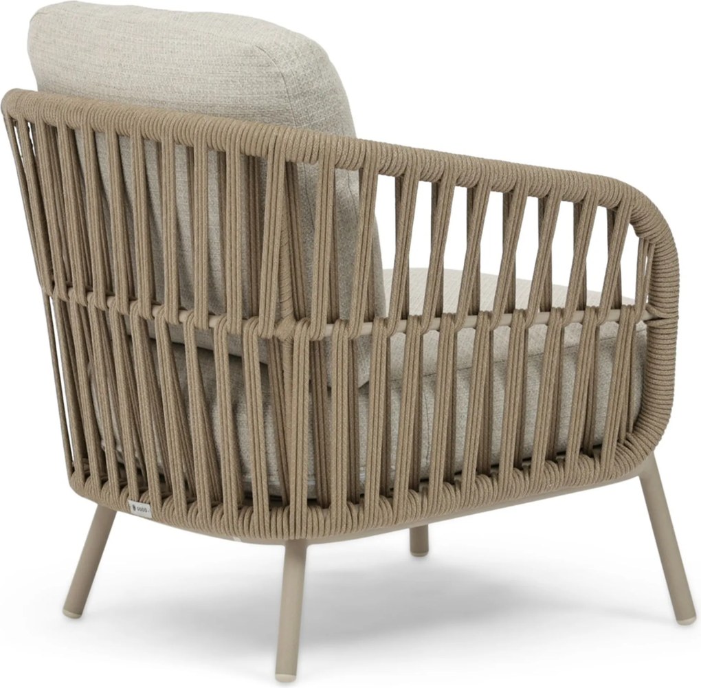 Stoel en Bank Loungeset 5 personen Rope Zand/Beige Coco Elara/Ronda