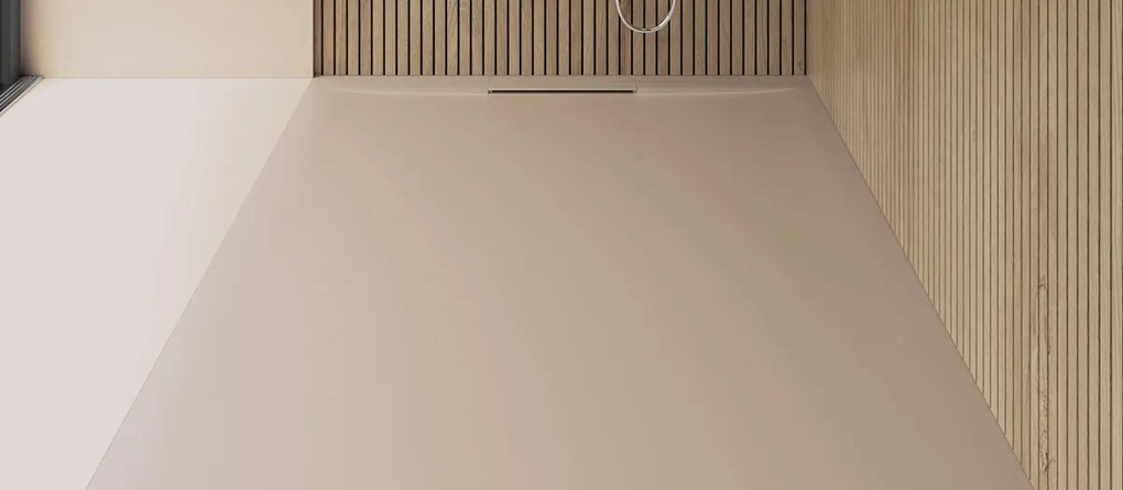 Riho Isola douchevloer 120x100cm pebble grey