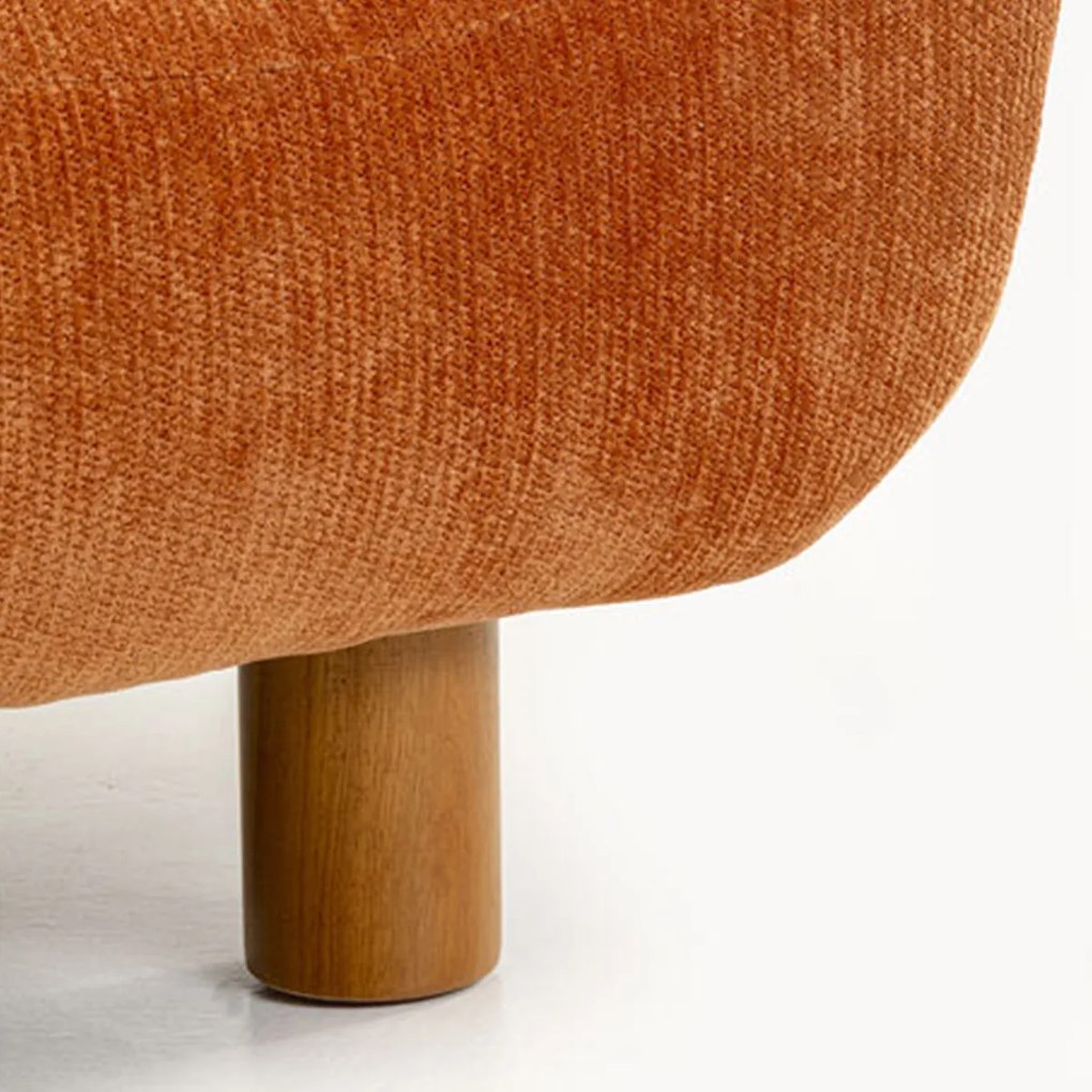 Slaapbank Chesterfield Design Oranje
