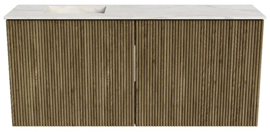 Mondiaz Joya DLux 90cm toiletmeubel dusk met wastafel faye links 1 kraangat ostra