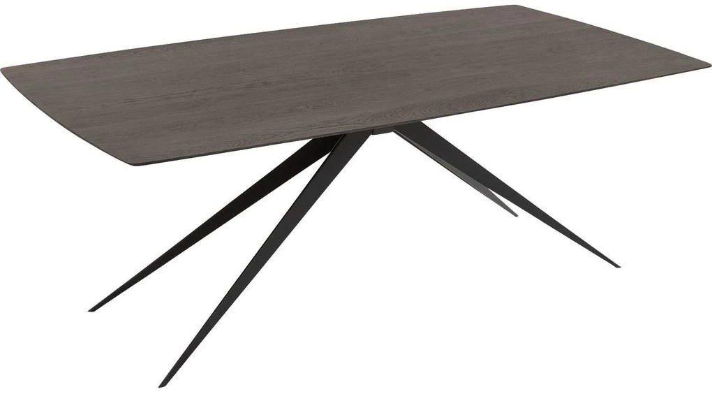 Goossens Excellent Eettafel Uniek, Semi rechthoekig 200 x 100 cm