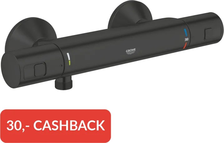 Grohe Precision Start douche thermostaatkraan 15cm matte black