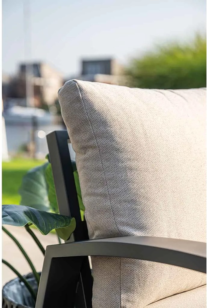 Garden Impressions Cameron lounge dining set 4-delig links desert sand