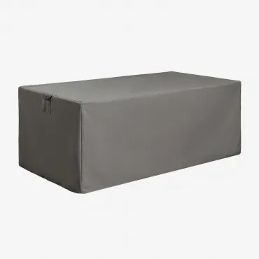 Rechthoekige Beschermhoes Voor Tuintafel Otley Grijs – Antraciet & 190 X 105 Cm - Sklum