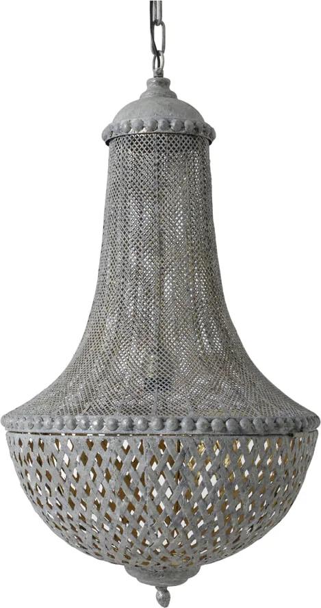 Light & Living Hanglamp 'Angelique' kleur antiek grijs