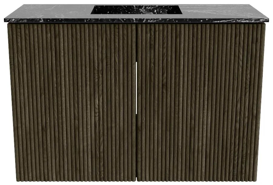 Mondiaz Joya DLux 60cm toiletmeubel shadow met wastafel faye midden zonder kraangat lava