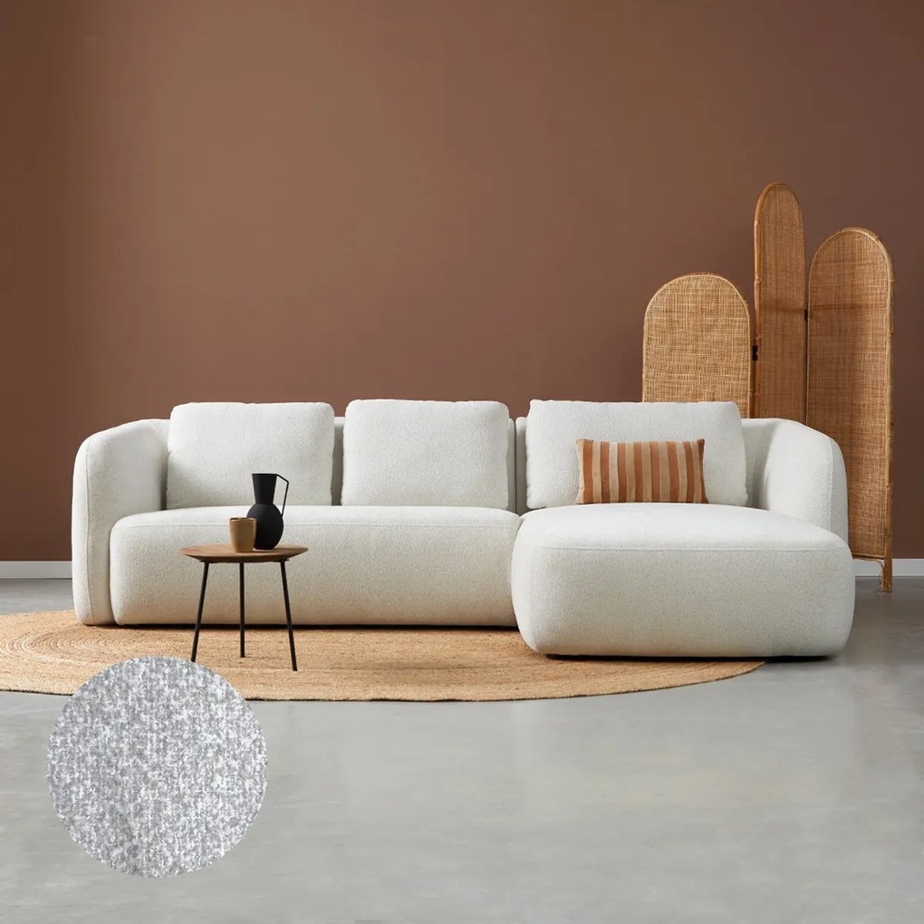 PEPP Interiors Cloud Hoekbank Met Ronde Vormen CL Rechts Beige Ness 15