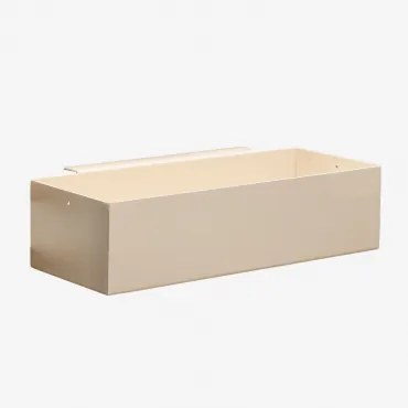 Modulaire Buitenkeuken Opbergmand Van Staal Savona Tapioca Beige & 30 X 10 Cm - Sklum