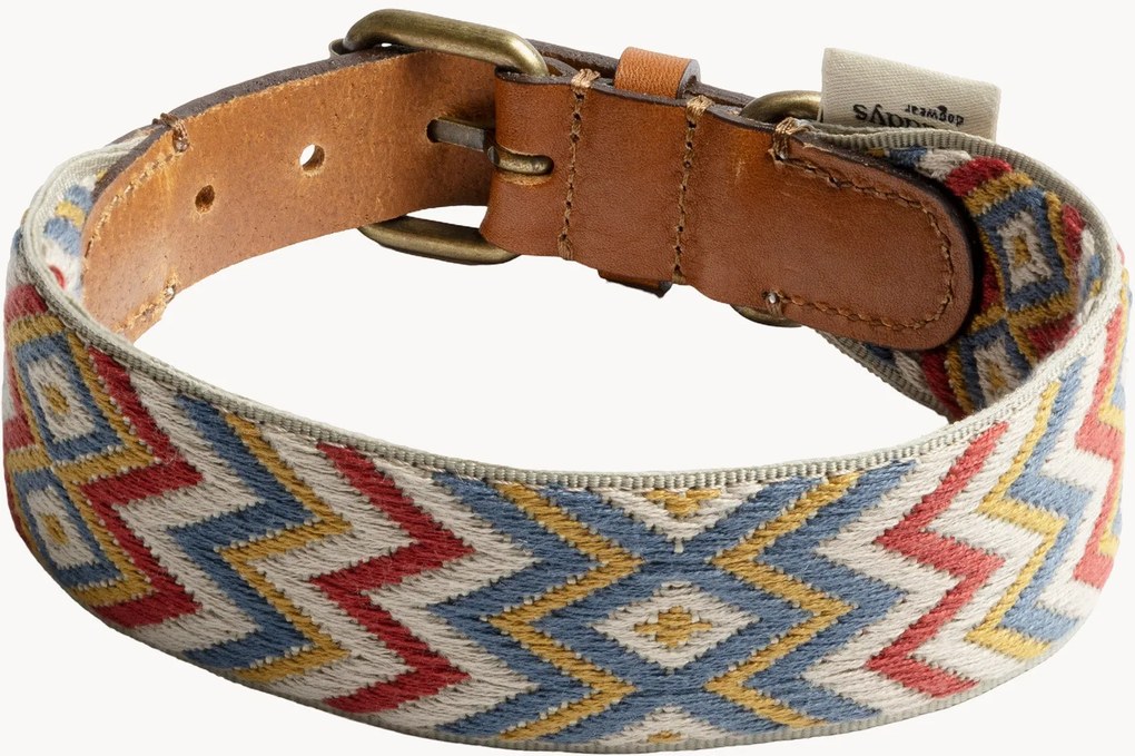 Handgemaakte huisdierhalsband Naya, verschillende maten