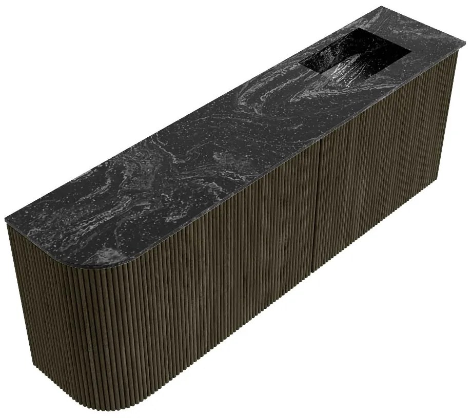 Mondiaz Joya DLux 110cm toiletmeubel ronding links shadow met wastafel faye rechts 1 kraangat lava