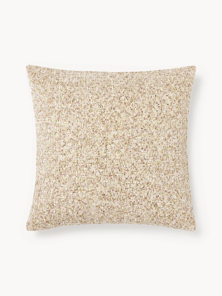 Chenille kussenhoes Hanka met pixelpatroon