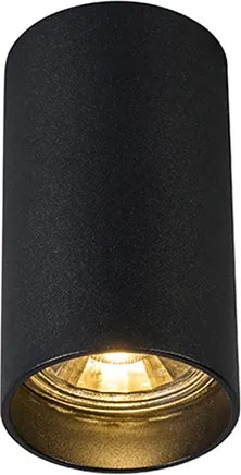 Smart moderne spot zwart incl. WiFi GU10 - Tuba