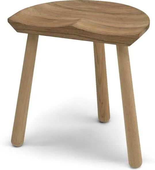 Badkamerkruk teak / Cobbler stool