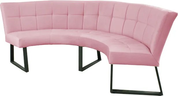 Eetkamerbank - Amsterdam - stof Element lichtroze 18 - geschikt voor tafel 130 cm