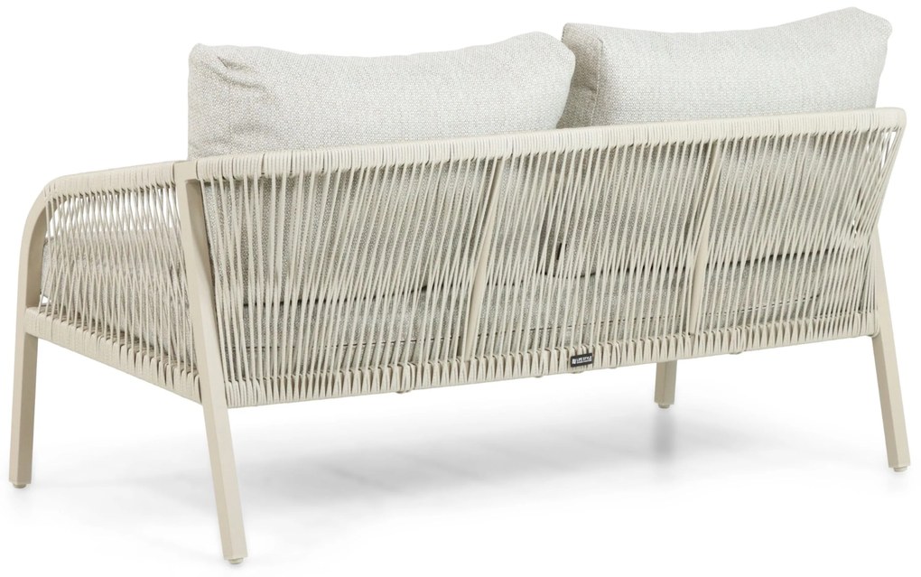 Stoel en Bank Loungeset 5 personen Aluminium/rope Taupe Lifestyle Garden Furniture Biagio