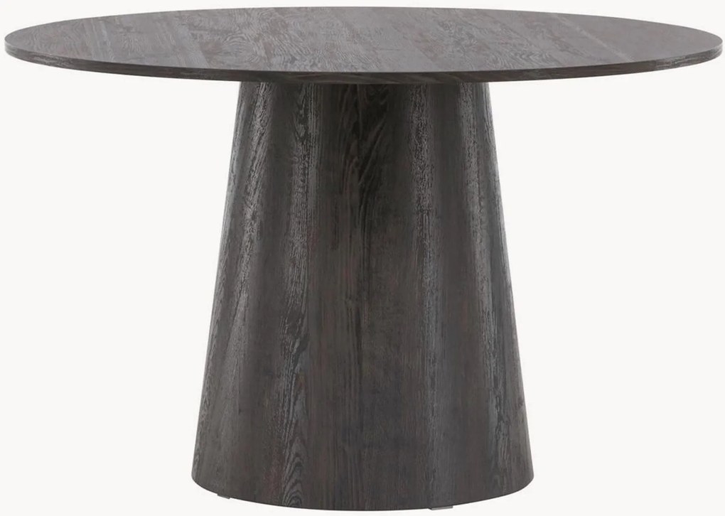 Ronde eettafel Lanzo met houtlook, Ø 120 cm