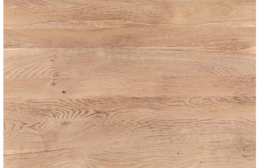 Goossens Salontafel Mamilo vierkant, hout eiken onbewerkt, elegant chic, 80 x 35 x 80 cm