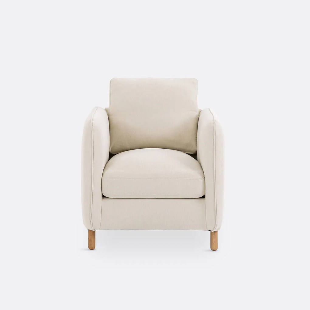 Fauteuil mêlee polyester, Loméo