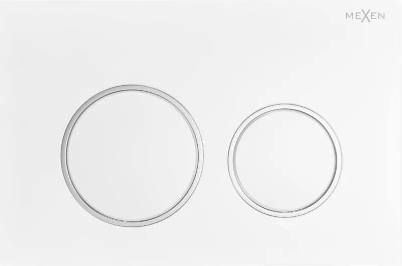 Mexen Fenix 07 XS spoelknop, wit mat - 600720
