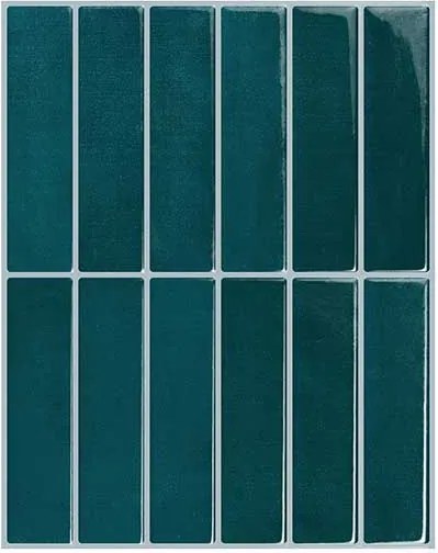 Tegelsticker Turquoise Langwerpig - 29 cm x 22.9 cm x 0.11 cm | 0.07 kg | Paneli zelfklevende steenstrips