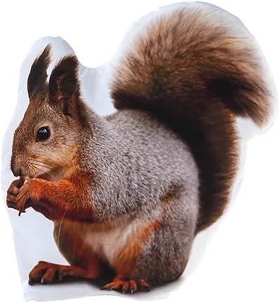 Kussen bosdieren: eekhoorn 62 cm